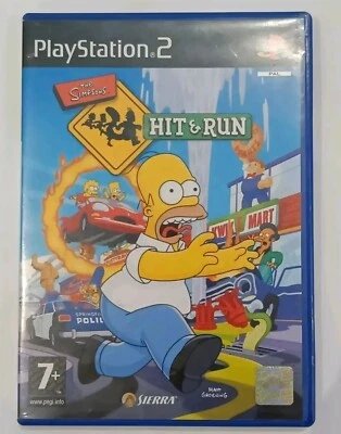 The Simpsons: Hit & Run (PS2, 2003) TESTED  WORKING - Image 1 of 2