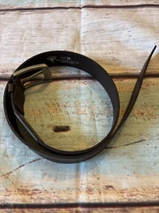Nuevo Cinturón de Cuero American Bisonte Para Hombres 36 Marrón Una Pc Sólida Top Cuero Grano - Imagen 1 de 11