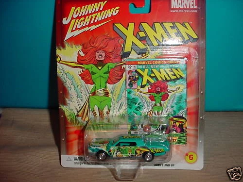 Uncanny X-men Johnny Lightning Storm Diecast Car and Comic Card 198 Life Death 2