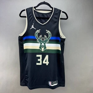 Milwaukee Bucks Statement Jersey Giannis Antetokounmpo Size M 44 Swingman - Picture 1 of 5
