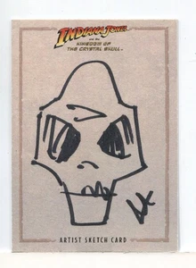 Indiana Jones Kingdom of the Crystal Skull Autographed Sketch Card - Picture 1 of 2
