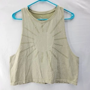 Offline by Aerie Tank Top Women's M Light Green Olive Color Cut Off Cropped Yoga - Picture 1 of 6