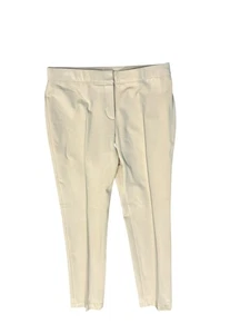 AKRIS Punto Pants Womens Mara Desert Tan Stretch Trousers Pants Sz 12 NEW - Picture 1 of 12