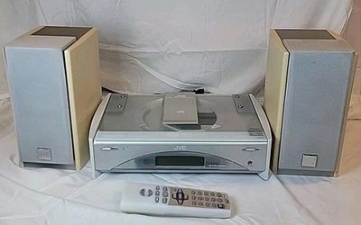 JVC FS-SD550 Reproductor de CD Sistema de Componentes Compactos AM/FM con Control Remoto y Altavoces - Bonito Foto 1 de 4