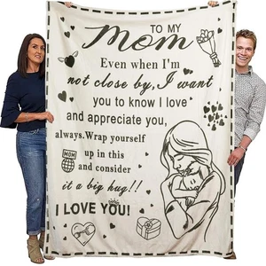 Mom Blankets for Mom from Daughter Son MOM-A - Picture 1 of 7