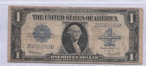 1923 United States One $1 Dollar Horse Blanket Large Silver Certificate - Picture 1 of 2