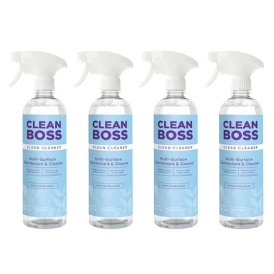 CleanBoss by Joy paquete de 4 desinfectantes y limpiadores multisuperficies con pulverizadores Foto 1 de 3
