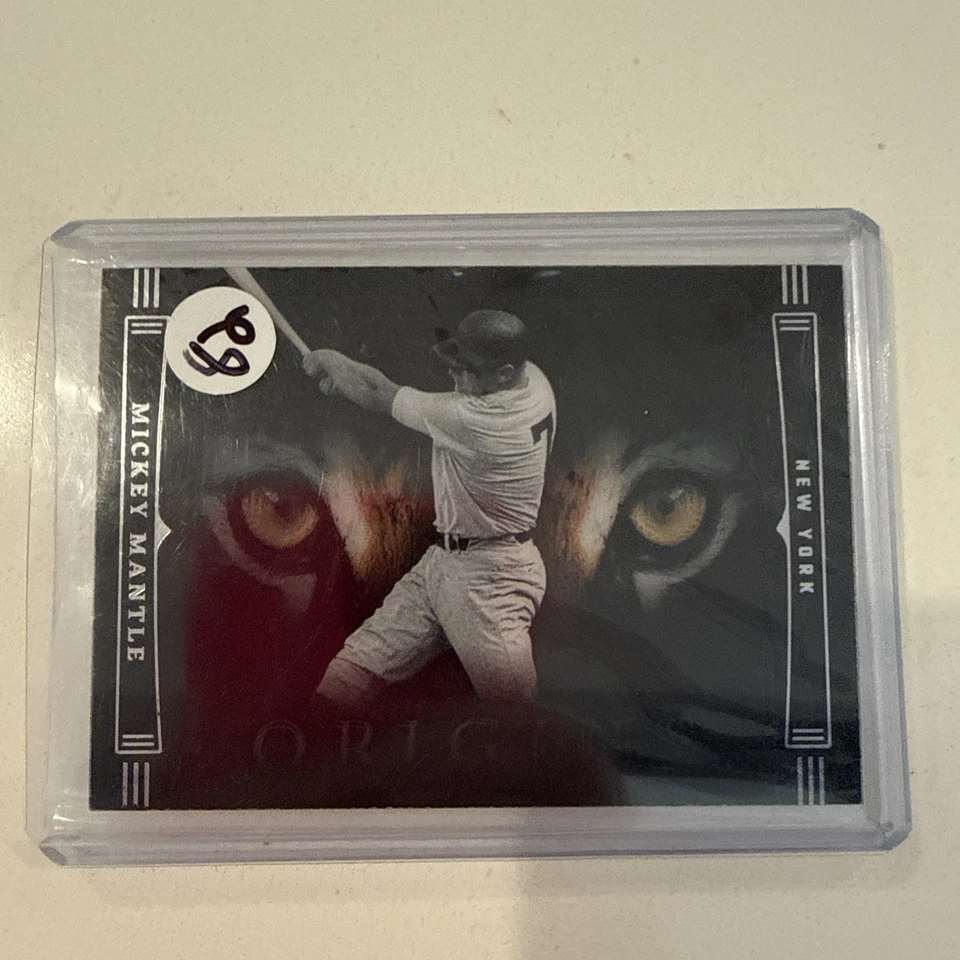 Estuche Mickey Mantle 2023 Panini Chronicles Origins Tiger Eyes Hit NY Yankees Foto 1 de 2