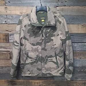 Cabelas Outfitter Series camo WOOLTIMATE Jacket Coat 4MOST Windshear Mens Small - Picture 1 of 17