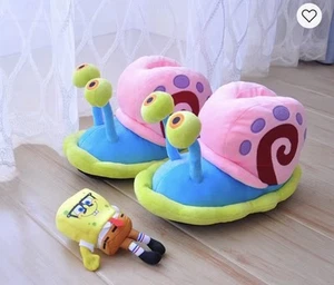 SpongeBob SquarePants Gary Slippers All Sizes Ages 10-17 - Picture 1 of 4