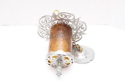 Lámpara colgante vintage Art DECO renacimiento español pedante lámpara ámbar- Foto 1 de 4