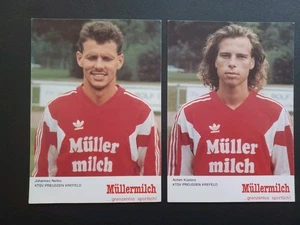 2x Preußen Krefeld Autogrammkarten unsigniert Johannes Nelles Achim Küsters - Bild 1 von 1