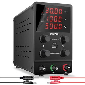 Alimentatore Da Banco 30V 10A Alimentatore Da Laboratorio DC Regolabile Stabiliz - Foto 1 di 12
