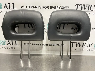 1997-2001 Honda CRV CR-V Black Leather Headrest FRONT or REAR #1 - Image 1 of 4