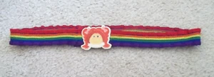 1984 Cabbage Patch Kids Doll Kid-sized Elastic Belt Rainbow ruffles girl VINTAGE - Picture 1 of 5