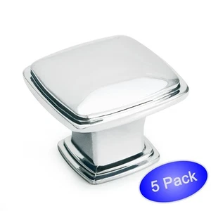 *5 Pack* Cosmas Cabinet Hardware Polished Chrome Knobs - #4391CH - Picture 1 of 1