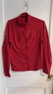 Gore Wear Men’s Fleece Jersey Red Size Medium Running / Cycling - Picture 1 of 3