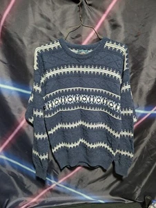 Vintage 80er 90er Pullover Jantzen Strick L Langarm Pulli Made In USA Opa Ski  - Bild 1 von 4