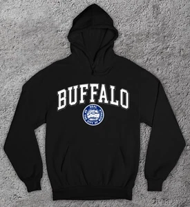 City Of Buffalo Seal Hoodie Sweatshirt. New York, University College Bills NY - Bild 1 von 2