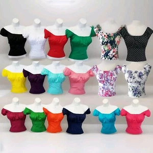 Gypsy PEASANT Top FAIRY Neck-line FITTED WAIST BOHO bohemian - Picture 1 of 24