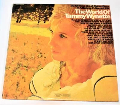 The World Of Tammy Wynette 1972 Epic EGP 503 Honky Tonk Two 33rpm LPs Strong VG+ Foto 1 de 4