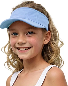 Jastore Kids Girls Boys Packable Hat Sun Visor Hats Cotton Sports Summer Golf - Picture 1 of 12