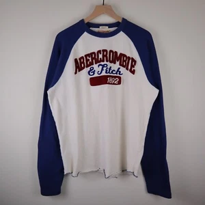 Camisa Abercrombie & Fitch 1892 Peso Pesado Manga Larga Músculo Adulto 2XL 23x29 - Imagen 1 de 23