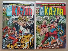 Lot Of 2 Astonishing Tales 19 VG+ 20 FN/VF Ka-Zar 1971