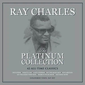 RAY CHARLES - PLATINUM COLLECTION 42 ALL-TIME CLASSICS (COLOURED 3LP VINYL) NEW - Picture 1 of 1