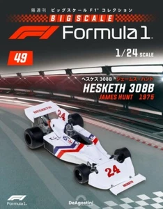 1/24 DeAGOSTINI Big Scale F1 #49 Hesketh 308B James Hunt 1975 model cars - Picture 1 of 7
