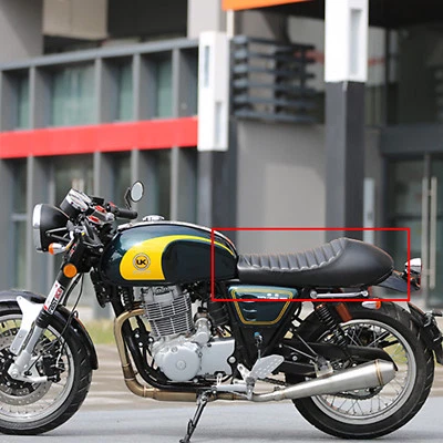 Asiento plano y joroba universal para motocicleta café racer para Honda Suzuki Yamaha EE. UU. Foto 1 de 4