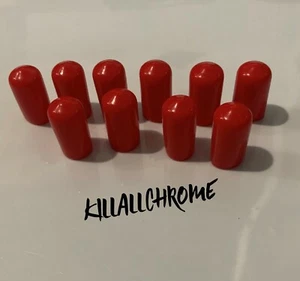 MINI Gen 2 Toggle Switch Covers - Red - 10x pcs R55 R56 R57 R58 R59 R60 - Picture 1 of 4