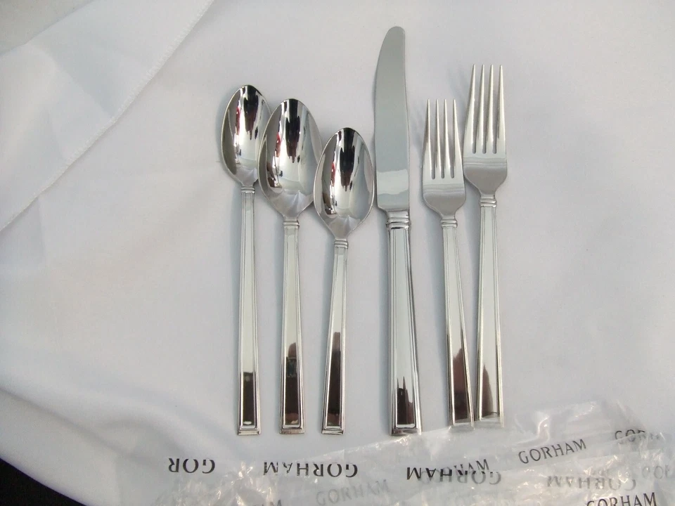 ¡NUEVO! GORMAN 80/10 INOX 6 PIEZAS CUBIERTOS COLOCADOR SKYLAR   Foto 1 de 3