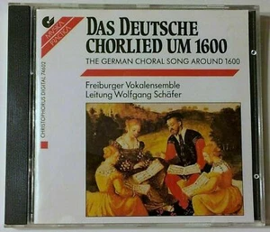 Das Deutsche Chorlied Um 1600 Music CD German Choral Song Around Freiburger - Picture 1 of 1