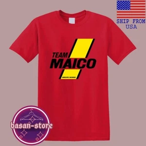 Maico Team Racing Motorcycle Men's Red Blue Size S-5XL - Picture 1 of 4
