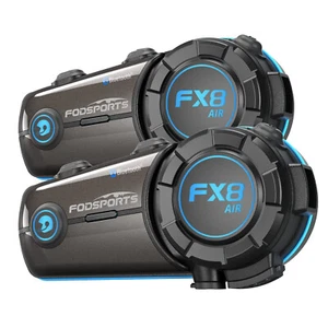 2XBT 5.0 Motorrad Headset Intercom Gegensprechanlage Bluetooth Helmet Interphone - Bild 1 von 16