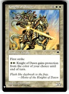 Knight of Dawn Tempest Regular The List MTG - Picture 1 of 2