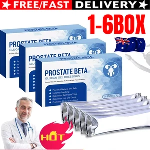 1-6BOXS Prostate Beta Glucan Gel Dressings, See Results in 7 Days For Male HOT - Picture 1 of 13
