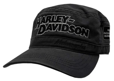 Harley-Davidson Painter's Cap, Block H-D Embroidered Script, Charcoal Gray - Image 1 of 2