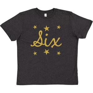 Inktastic 6th Birthday Gold 6 Year Old Girls Youth T-Shirt Im Childs Celebration - Picture 1 of 2