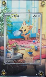 Pokemon Lillipup IR 154/086 White Flare Extended Art Case - Picture 1 of 1