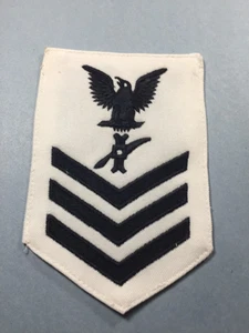 US Navy -Legalman 1st Class patch (male size) Bk on white - Picture 1 of 6