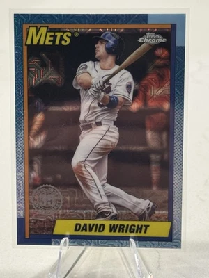 Actualización Topps 2025 David Wright #U90C-90 paquete plateado Mojo Refractor Mets Foto 1 de 2