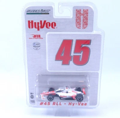 Hyvee Greenlight Indy Car Series #45 RLL Rahal Letterman Lanigan NUEVO 2022 Blanco Foto 1 de 4