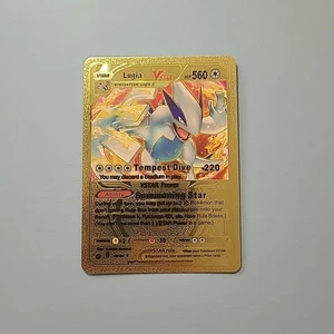 Lugia VSTAR 139/195 🔥 Pokemon Gold Foil Card Fan Art 🔥 - Picture 1 of 2