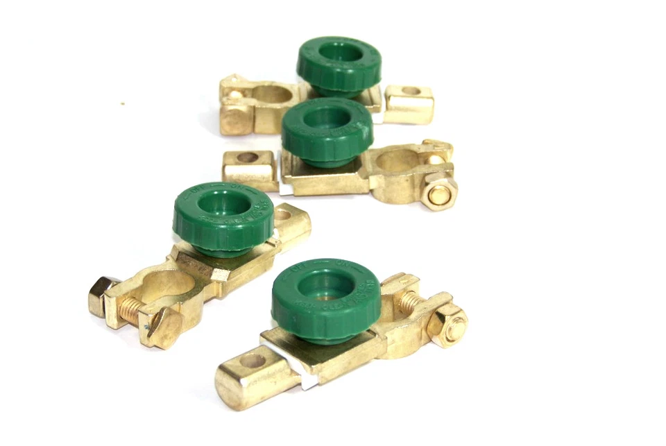 4pc Battery Terminal Master Disconnect top post Kill Cut Switch Safety Terminal - Image 1 of 1