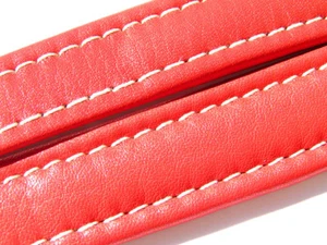Breitling Band 18mm 18/16 115/80 Kalb rot red roja Strap 016-18 - Bild 1 von 6