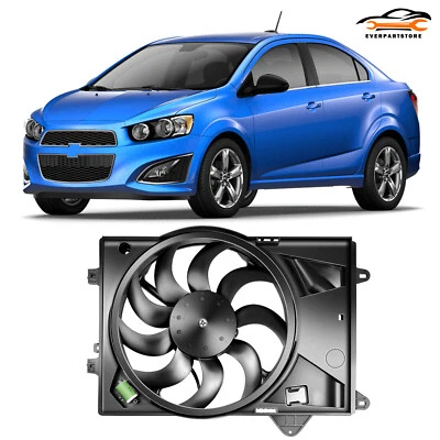 For 2012-2017 Chevrolet Sonic 1.8L Electric Radiator Cooling Fan Assembly - Image 1 of 4