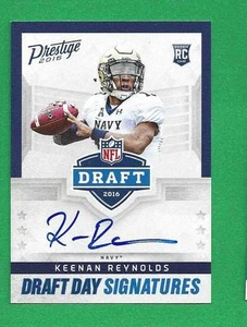 2016 Prestige Draft Day Signatures RC Auto KEENAN REYNOLDS Navy - Picture 1 of 2