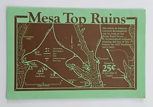 Mesa Top Ruins Mesa Verde National Park Colorado Vintage Guide Booklet 1980s - Bild 1 von 6